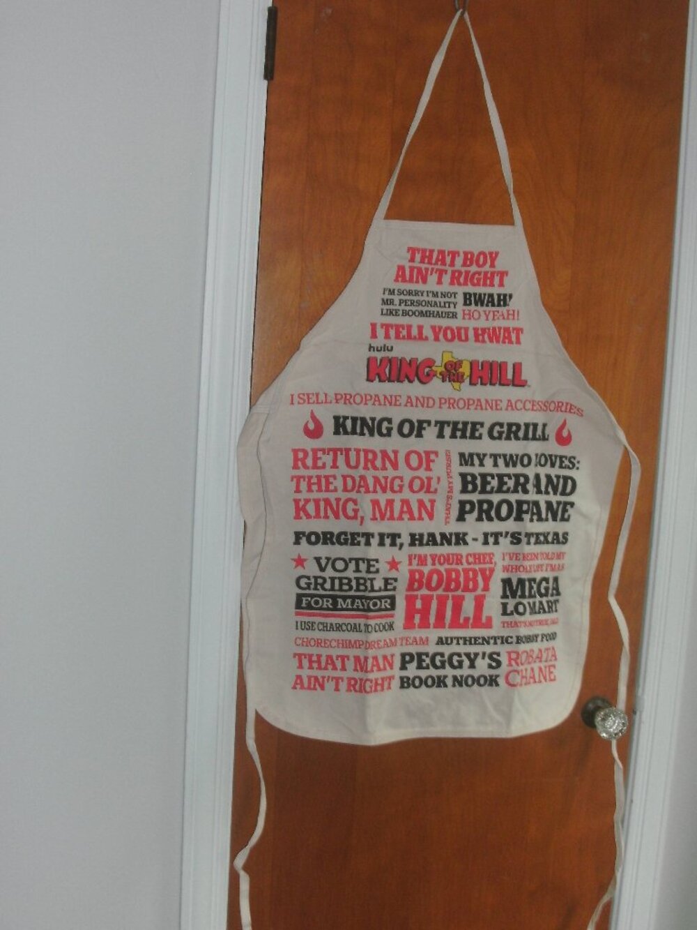 NEW Collectible Exclusive KING OF THE HILL Promo Item SDCC 2025 Adult Apron Hulu